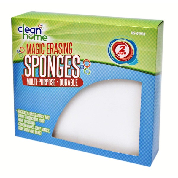 Smart Home Clean Home Magic Erasing Sponges 2 Pack