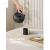 Toptier Teapot with Removable Infuser, Cast Iron Tea Kettle Stovetop