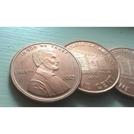 2009 Abraham Lincoln Penny Replica One ounce Copper Birth and Childhood Days