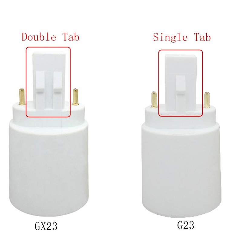 G23 to E27/E26 2-Pin Light Sockets Adapter, Light Bulb Socket,