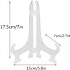 7" Set Plastic Easels Plate Display Stands Picture Frame Stand