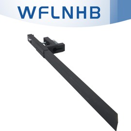 WFLNHB 60 inch Pallet Forks, 2000 lbs Capacity Clamp on Pallet Forks, be Applied to Tractor Skid Steer Loader Bucket, Heavy Duty Quick Attach Forks with Adjustable Stabilizer Bar
