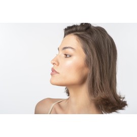 Lavari Jewelers 20 Gauge Straight Bone Nose Ring for Women in 14k White Gold with 3 mm Cubic Zirconia