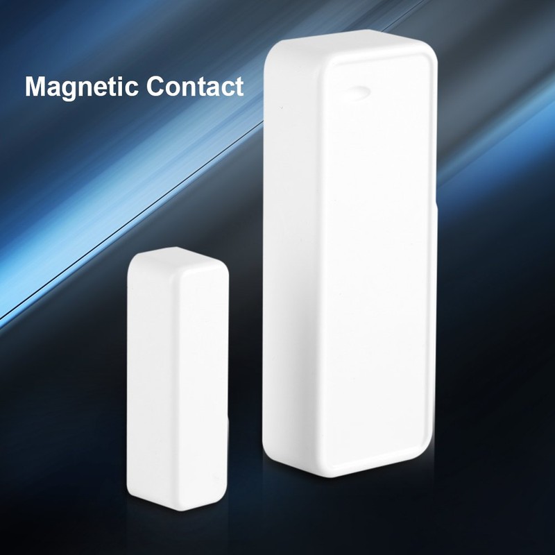 ASHATA 433MHz Door Magnetic Contact Input Sensor Alarm Sound Wireless