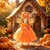 5 Pcs Butterfly Porch Goose Outfits for 17'' 23'' Lawn