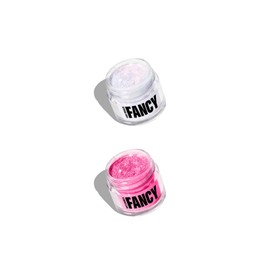 Fancy Sprinkles Limited Edition V-Day In Ur Dreams Edible Glitter Set for Sparkling Food & Drinks, No Taste or Texture, Tourmaline Pink and Moonstone Iridescent (2 jars, 4gm each)