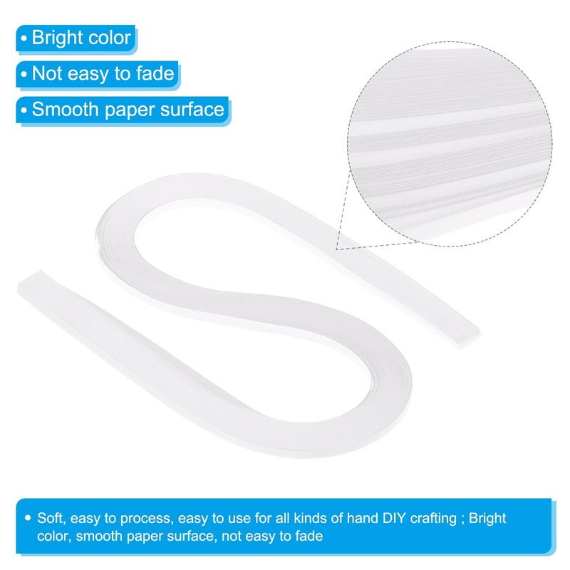 PATIKIL 240pcs Quilling Strips Paper 5mm(3/16") 54cm Origami Paper Quilling