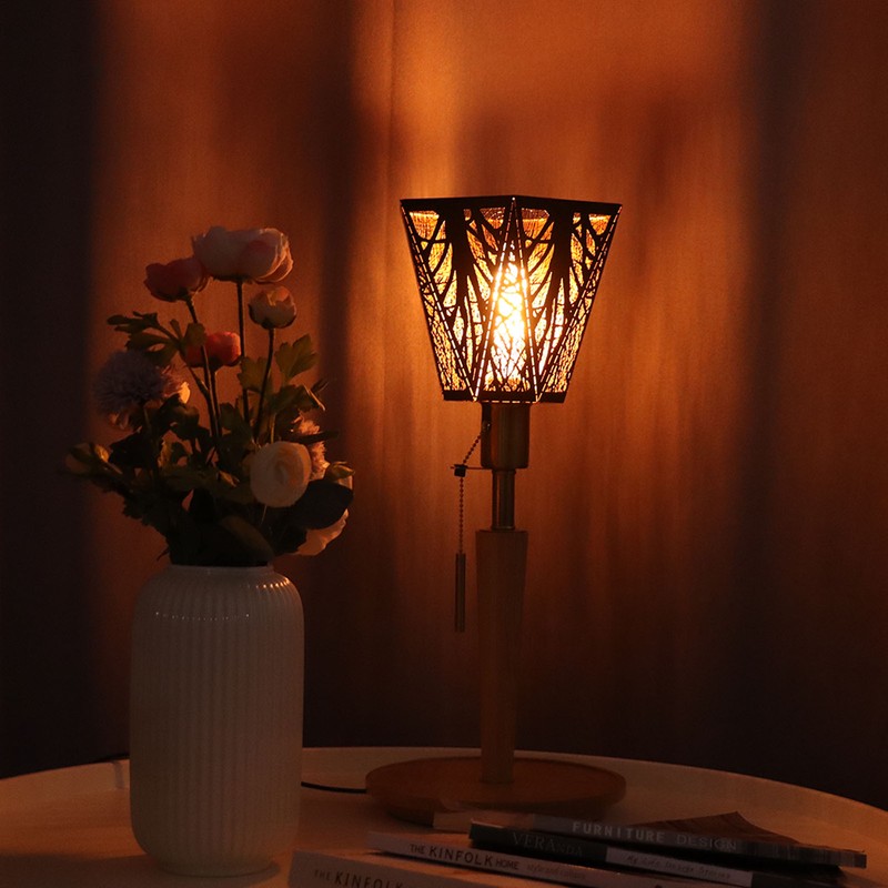 Lamp Shade E27 E26 Desk Lamp Wrought Iron Lampshade Black