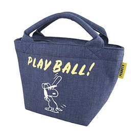 Ken Onishi PC-2001 Peanuts Lunch Bag, BASEBALL Size: Approx. W 11.6 x D 4.7 x H 7.9 inches (29.5 x 12 x 20 cm)
