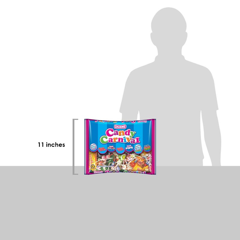 Charms Candy Carnival, Fantastic Candy Variety Mix Bag, Peanut Free,