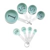 BLEWAY Easy to Read Measuring Cups & Spoons Set for