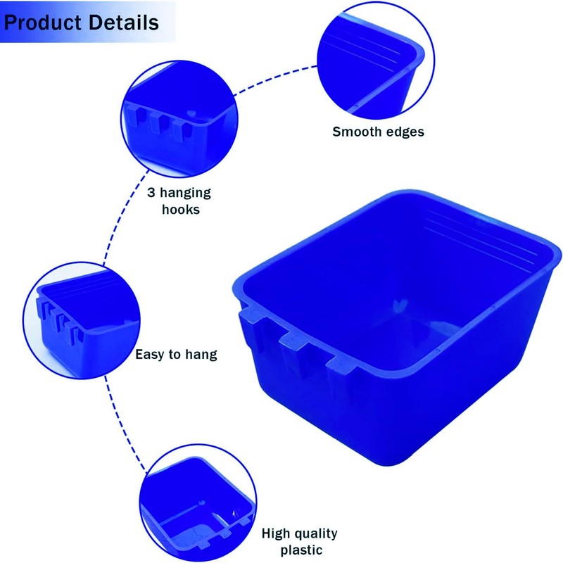 20 Pcs Chicken Coop Feeder Water Cup,16 oz Cage Cups