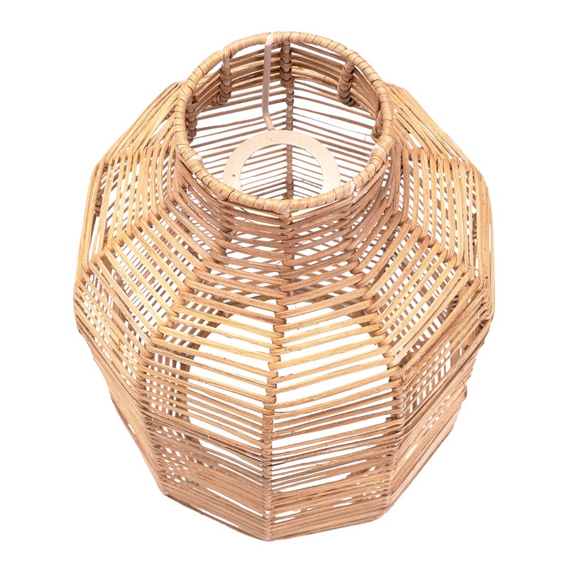 Decorasian Boho Rattan Lampshade - Basket Lampshade for Pendant Light