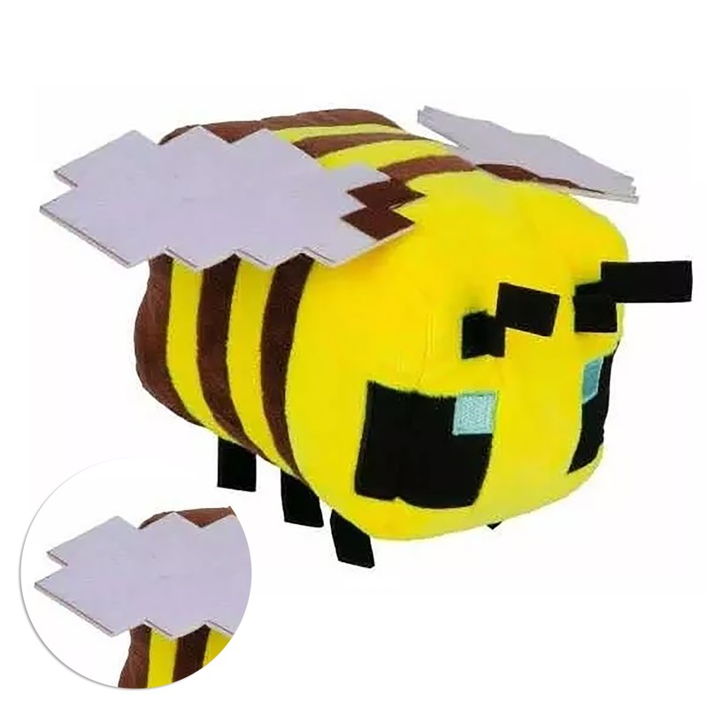 Honey Bee Plush Doll Yellow Soft PP Cotton Velvet Fabric