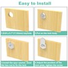 inBovoga 6 Pack Upgrade Cabinet Locks with Key, 1-1/8" Cam