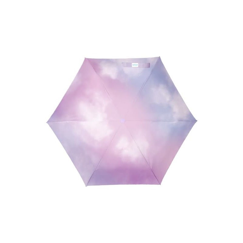 Nakatani Sheil & Sheil Children's Folding Umbrella, Milky Sky Purple