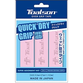 toalson Quick Dry Grip 3P Pink Tennis Racquet Zappin (1etg2236) Selection Stock
