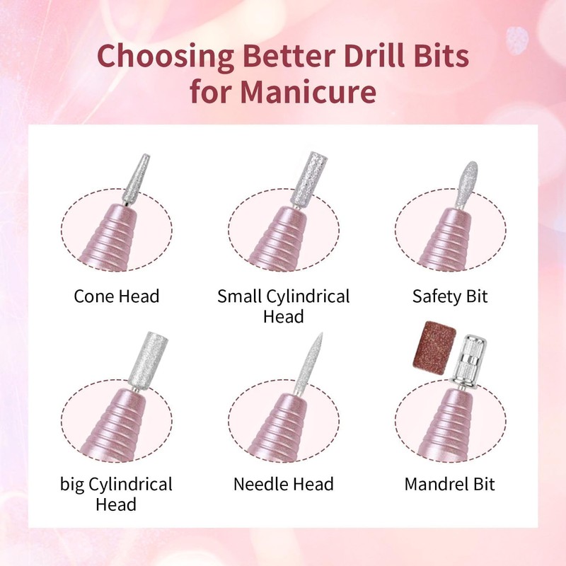 JODSONE 6 in 1 Nail Cutter, Electric Nail File for