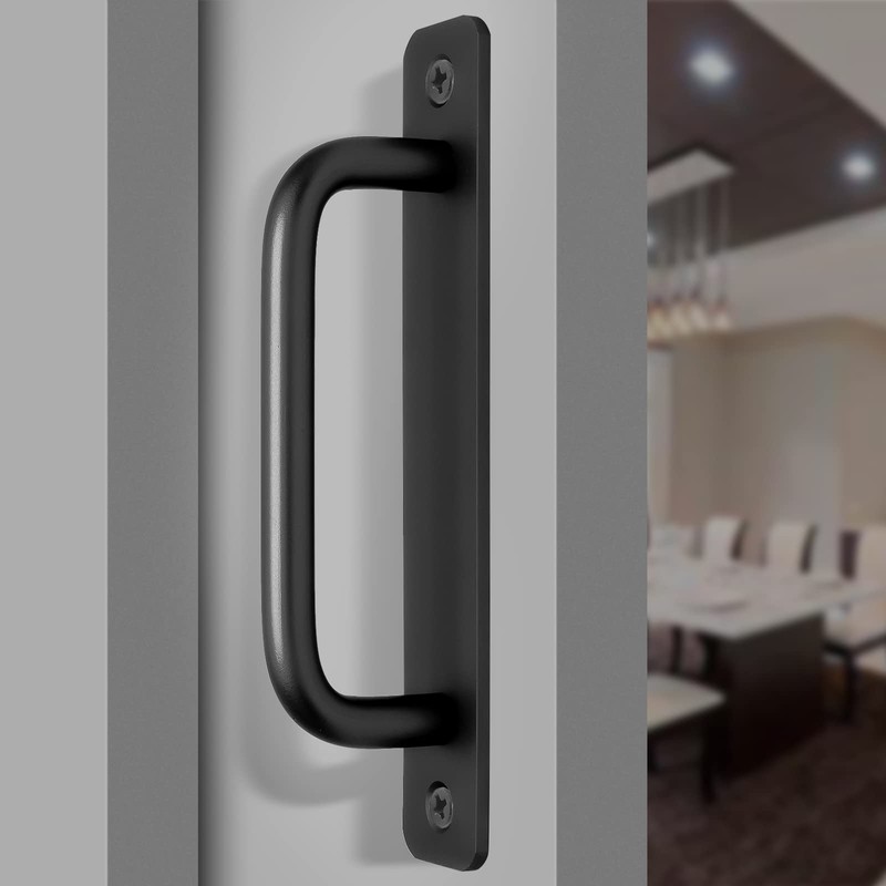 Piutouyar 2 Pack Aluminum Alloy Sliding Barn Door Handle, 128mm