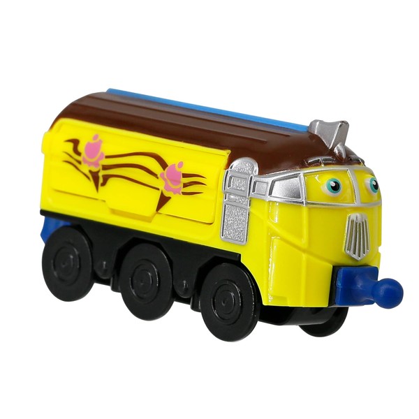Chuggington EU890304 Look Alive Chuggers Single Pack | Frostini | Toy Train with Surprise Motion Feature | Free-Rolling Wheels | 3.75 Inch Scale | Ages 3 and Up, Yellow