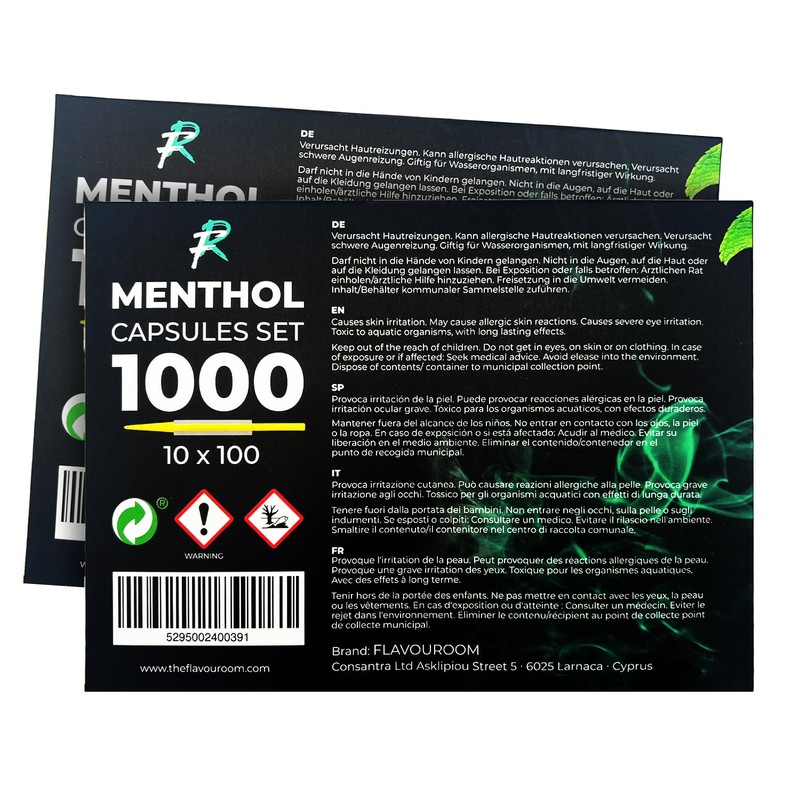 Flavouroom Aroma Click - 2000 Premium Menthol Balls Set I