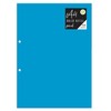 A4 Ruled White Paper Refill Blue Notepad Notebook 100 Sheets