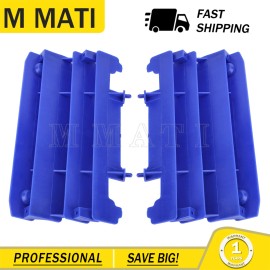 M MATI 2Pcs Radiator Shrouds Guards Louvers Grill for Yamaha YZ125 YZ125X YZ250 YZ250X
