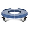 W B D WEIBIDA Round Dolly with Wheels, Heavy Duty