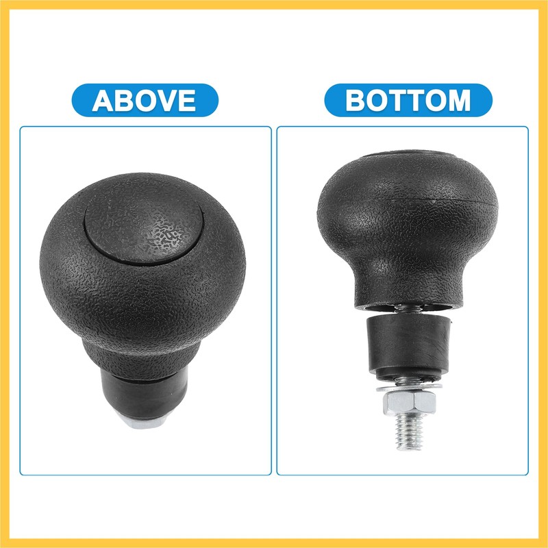 REPAIROCK 2pcs Steering Wheel Knob 8mm Screw Steering Wheel Knob