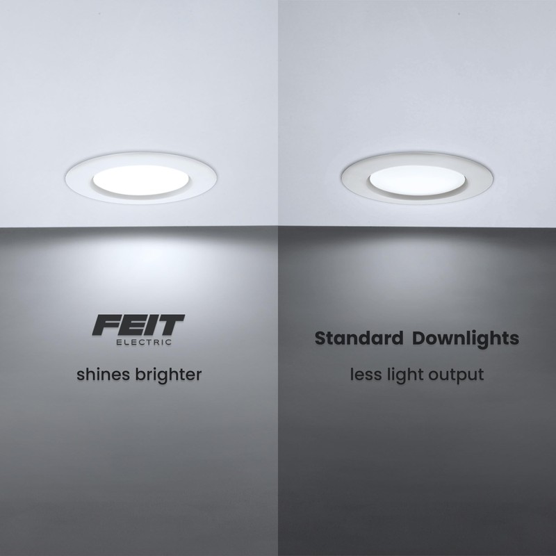 Feit Electric 4" LED Canless Recessed Downlight with Night Light