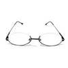 TOKYO GOODS MARKET Round Underrim Date Glasses, Bottom Frame, Fashion
