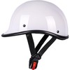 Yesmotor Motorcycle Helmet Half Shell Hawk Style Helmets Compact Lightweight