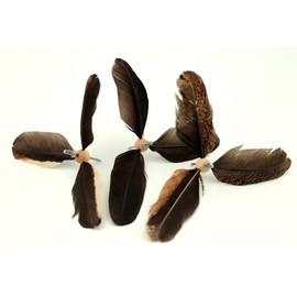 Replacement Springs Propeller for Bird Seagulls Wind Chime Made of Real Feathers