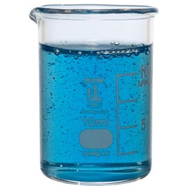 Karter Scientific 10ml Beaker, Low Form Griffin, Borosilicate 3.3 Glass, Spout, Karter Scientific 232L5 (Case of 48)