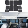 carmotion88 Car Full Window Sunvisor Screen Sunshade Mesh Kit For