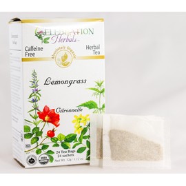 CELEBRATION HERBALS Lemongrass Tea Organic 24 Bag, 32Gm