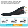 7cm Men Air Cushion Heel Shoe Insole Insert Increase Taller