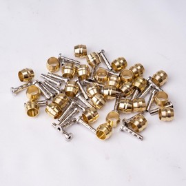 Shimano Hydraulic Disc Brake Olive and Connector Insert Set, 12 Pieces, 11 mm/6 mm, for BH90 Mountain Bike Brake Hose