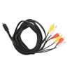Mini DIN to 6 RCA Cable 9 Pin Clear Signal