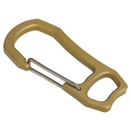 KOYOKOMA Carabiner Key Holder, Brass, Small, Lightweight, Keys, Camping, Accessories, Outdoors, Portable, Convenient