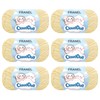 Franel 4-Ply Cotton Blend Yarn, 6×40g 839yds, Crochet & Knit