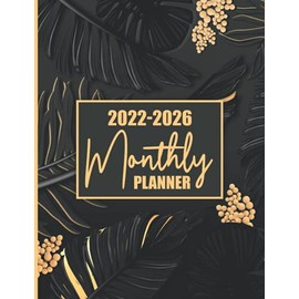 2022-2026 Monthly Planner: 5 Year Calendar Notebook - Appointment Schedule Organizer 2022-2026 - Year Goal, Birthday & Password Log - 60 Month Agenda ... Lists & Notes ( Beautiful Mandala Cover )
