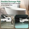 Low Profile 1 1/2 P Trap, Flexible Bathtub Shower Drain