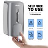 PLUSSEN Soap Dispenser Wall Mount Adhesive Commercial Soap Dispenser 800ml