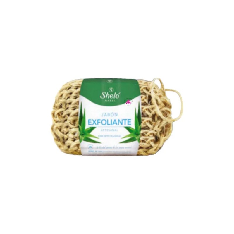 Jabón Exfoliante Corporal Sheló Nabel con Algas y Sábila