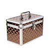 Aluminium Hard Make Up Travel Storage Box Cosmetic Beauty Vanity