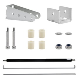TB200B Hydraulic Heavy Duty Gate Closer for Outdoor Gate 50 to 140 Pounds in Weight, 40 to 64 Inches in Width Suitable for Farms, Pastures, Open Stadiums, Home Yards (Black)