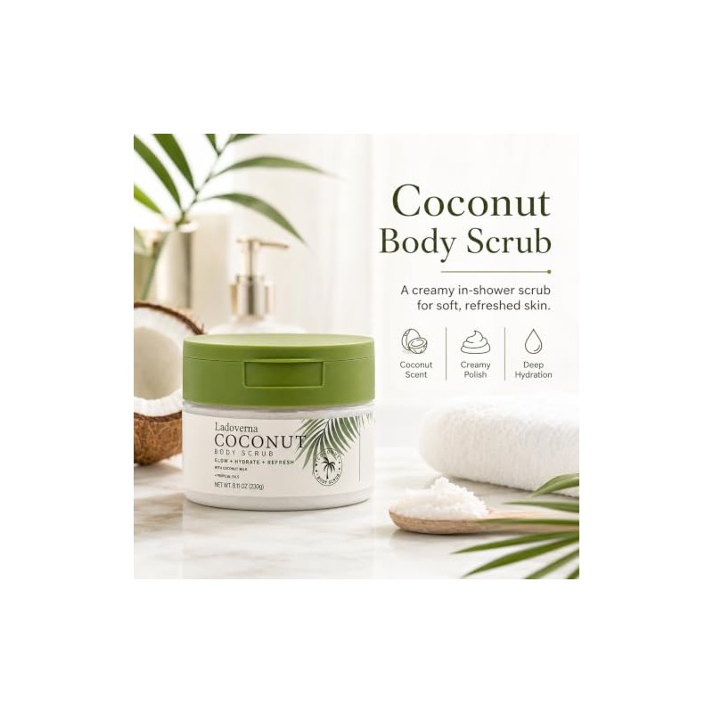 Exfoliante corporal de azúcar y esmalte con tapa abatible (8.11
