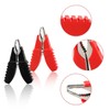 GLADFRESIT 2PCS Crocodile Clips, Butterfly, Insulative Safe PVC Protective Alligator
