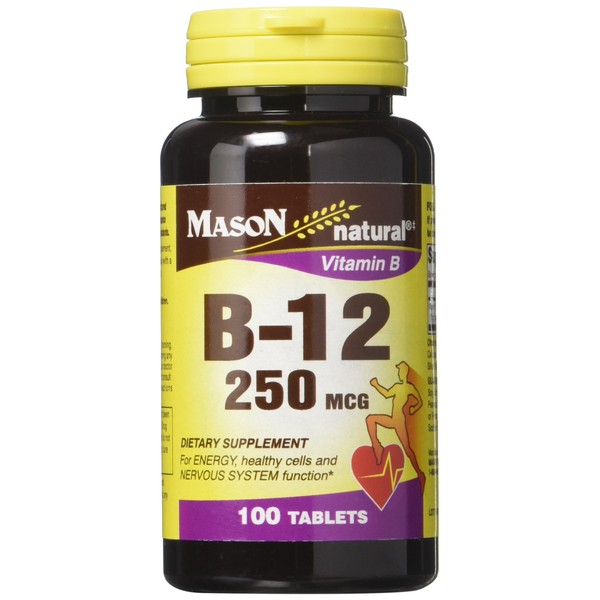 Mason Vitamins Mason B 12 250mcg Tablets